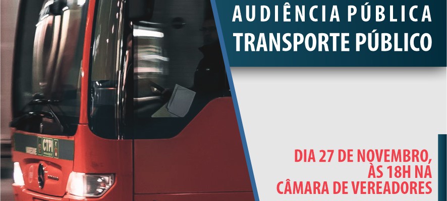 Audiência Pública Referente ao Transporte Público