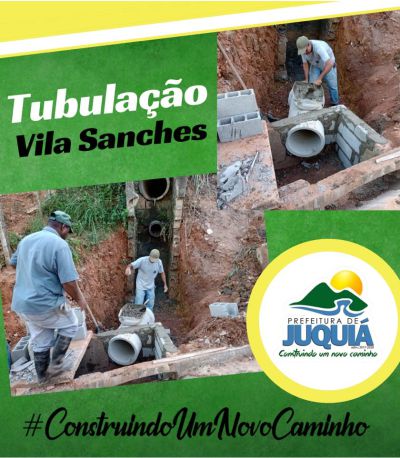 Instalação de Tubulação no Bairro Vila Sanches