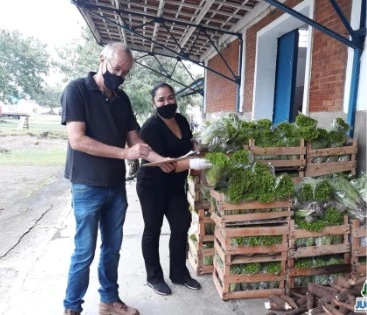 Foto Projeto Cesta Verde Entrega Produtos da Agricultura para Famílias em Vulnerabilidade