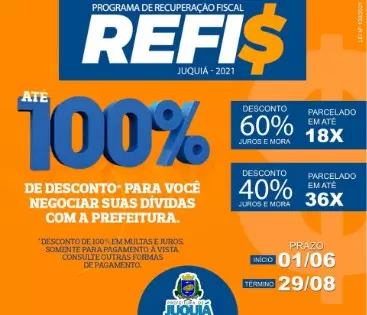 Conheça o Programa de Recuperação Fiscal REFIS 2021