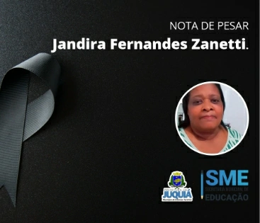 Imagem Prefeitura Nota de Pesar - Jandira Fernandes Zanetti