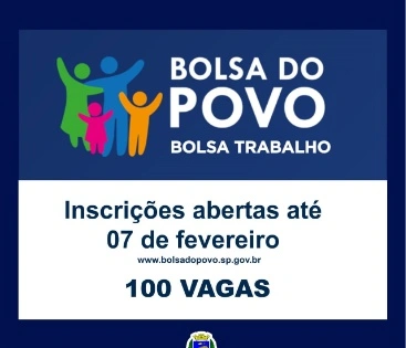 Bolsa Trabalho com Inscrições Abertas - 100 Vagas para Juquiá