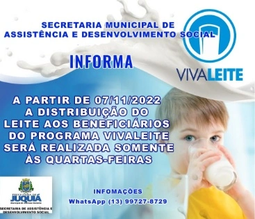 Imagem Informativo Distribuição Viva Leite