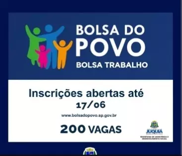 Programa Bolsa Trabalho Está com Inscrições Abertas