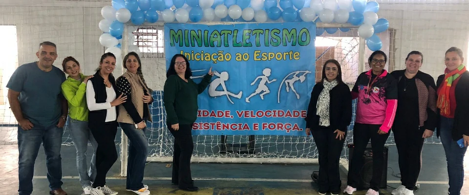 Mini Atletismo com Alunos da Rede Municipal de Educação