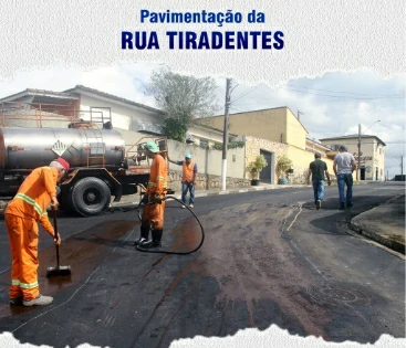 Imagem Pavimentação da Rua Tiradentes