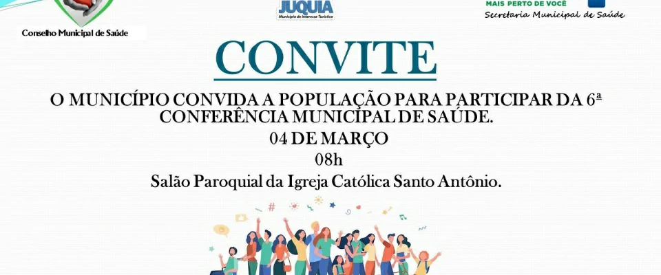 Juquiá Realizará a 6ª Conferência Municipal de Saúde